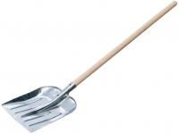 Лопата снегоуборочная 425х335 сталь оцинк.с дерев.черенком Успех---