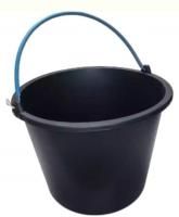 Ведро строительное резинопластик усиленное 20л с цветной ручкой