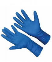 Перчатки одноразовые латексные синие XL HR Gloves