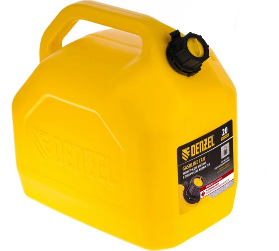 Канистра для ГСМ 20л пластик Denzel