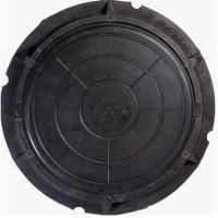 Люк полимер  780х100мм легкий круглый черный 7тонн