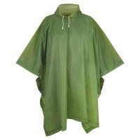 Дождевик пончо зеленый с чехлом Ева Komfi