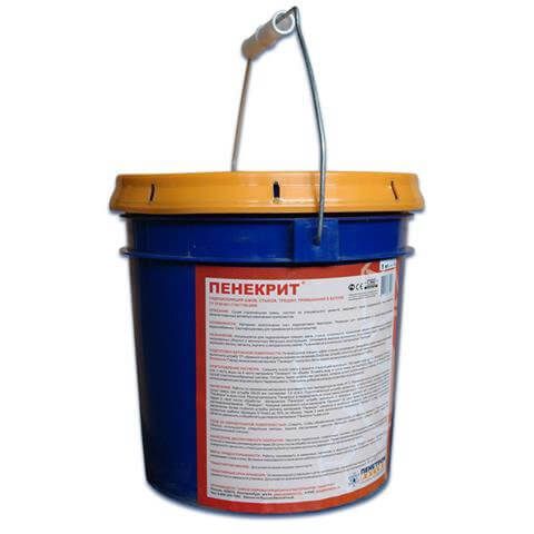 Гидроизоляция цементная Пенекрит  5,0кг Пенетрон