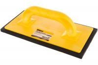 Терка пластик с губкой 140х280ммх 9мм Biber