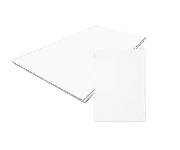 Панель пластиковая 0,25х3,0 белая матовая Ламини