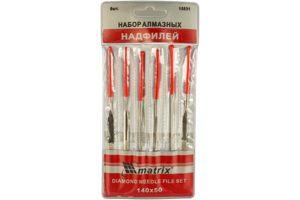 Надфиль 140мм  6шт в наборе широкие Сибртех