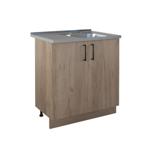 Тумба д/мойки 80 Дуб Бунратти СТК