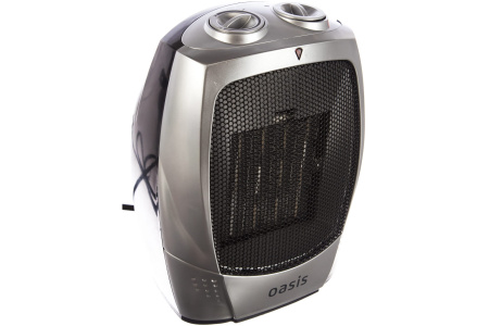 Тепловентилятор 1,5кВт керамический поворотный с термосттом KS-15RP Oasis(57)