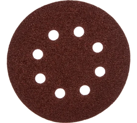 Круг шлифовальный бумага 125мм Р 40 8 отв 5шт Зубр