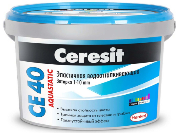 Затирка Ceresit СЕ40 песчаник 2кг Henkel(12)***