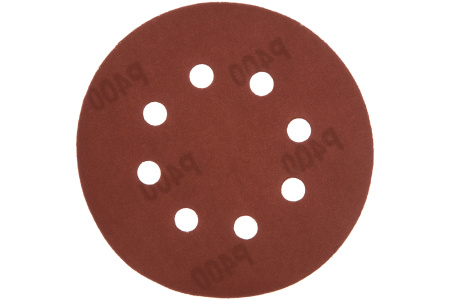 Круг шлифовальный бумага 125мм Р400 8 отв 5шт Matrix