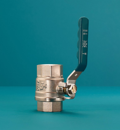 Кран шаровый латунь 15мм м/м ручка Люкс РМС