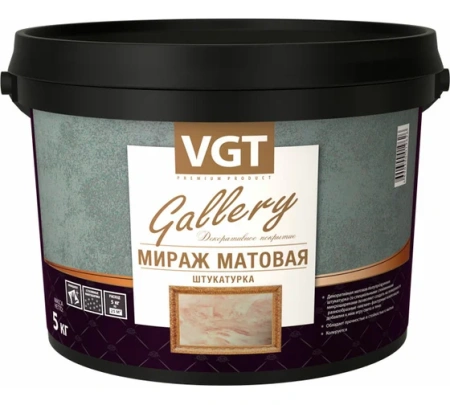 Штукатурка ВГТ Мираж матовая 5 кг