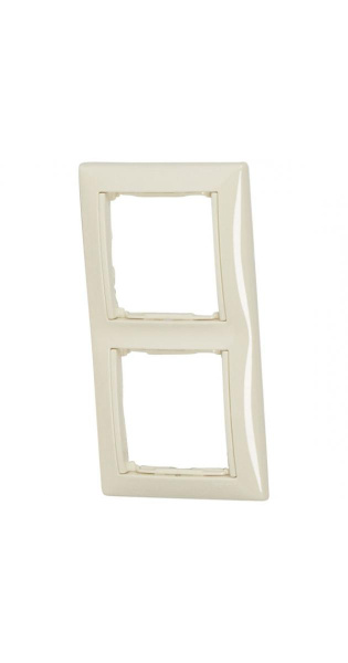 Рамка 2-местная крем Valena Legrand 