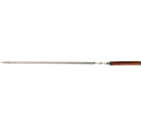 Шампуры 650мм нержавейка с деревянной рукояткой Palisad