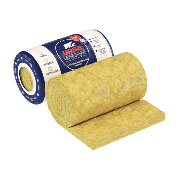 Минвата с/в  50х 610х6560мм 8 м2 ТеплоСтандарт мини Ursa