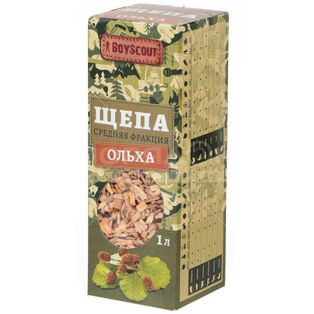 Щепа для копчения 1л Бук Boyscout---