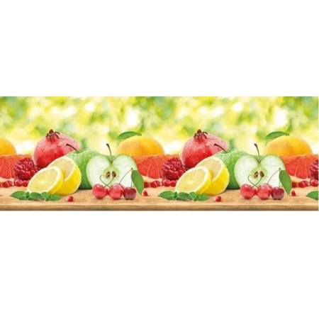Фартук кухонный 3000х600х1,5мм Фрукты(33)